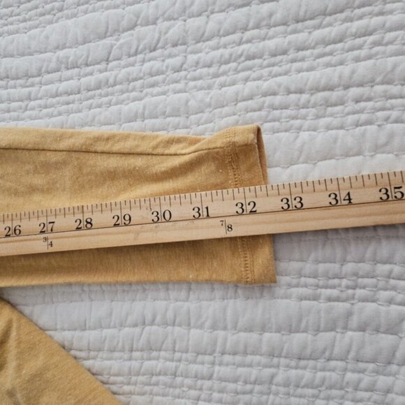 Threads For Thought Hoodie Women's S Golden Wheat Long Sleeve Slubby Cotton NEW - Picture 14 of 16